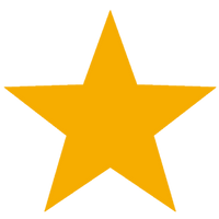 Yellow rating star icon
